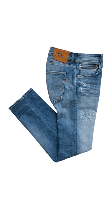 573 BIO 10.5 OZ スーパーストレッチストレートデニムパンツ GROVER 詳細画像